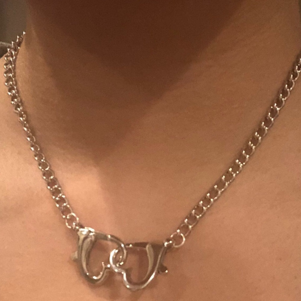 Heart chain necklace